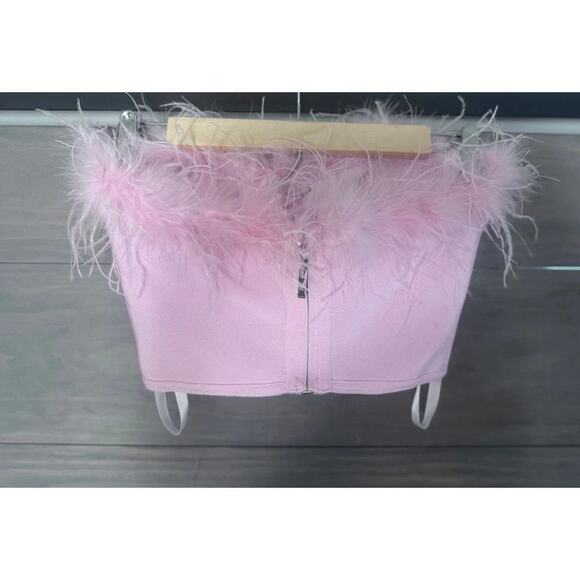 Superdown Ramona Bustier Top - L Blush - Picture 6 of 6